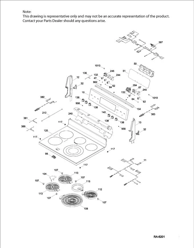 WS01F07860 Oven Overlay T012
