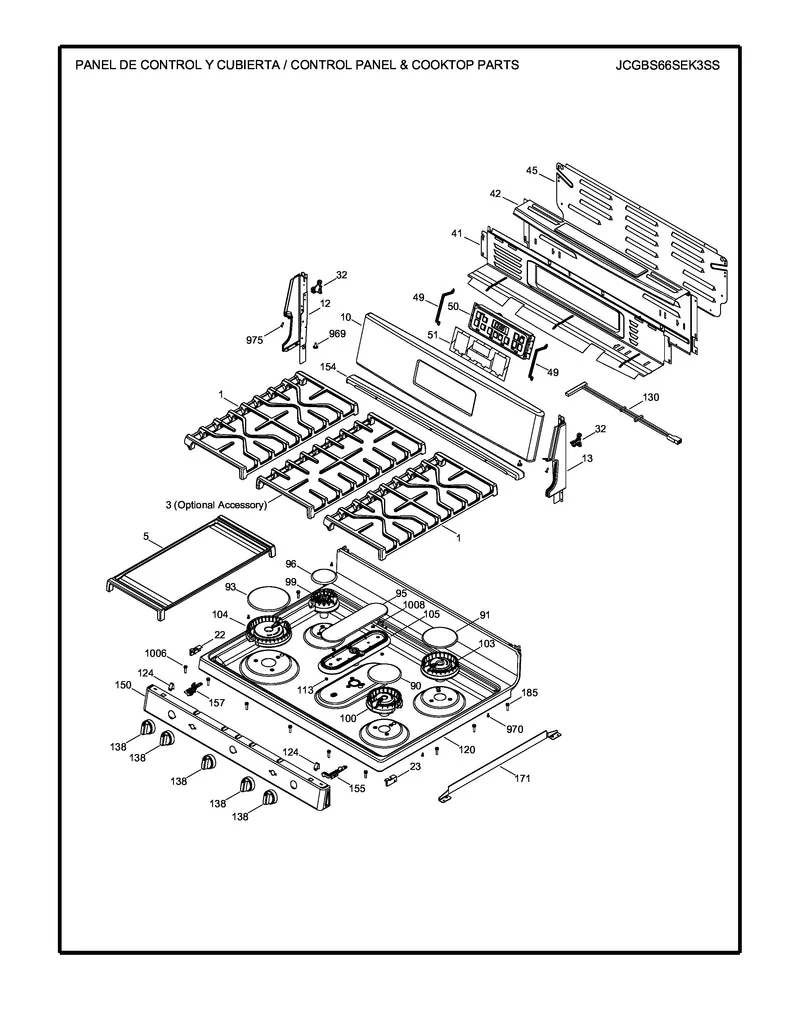 WS01F07902 Range Overlay, Replaces 222D9174P004 - Image 4