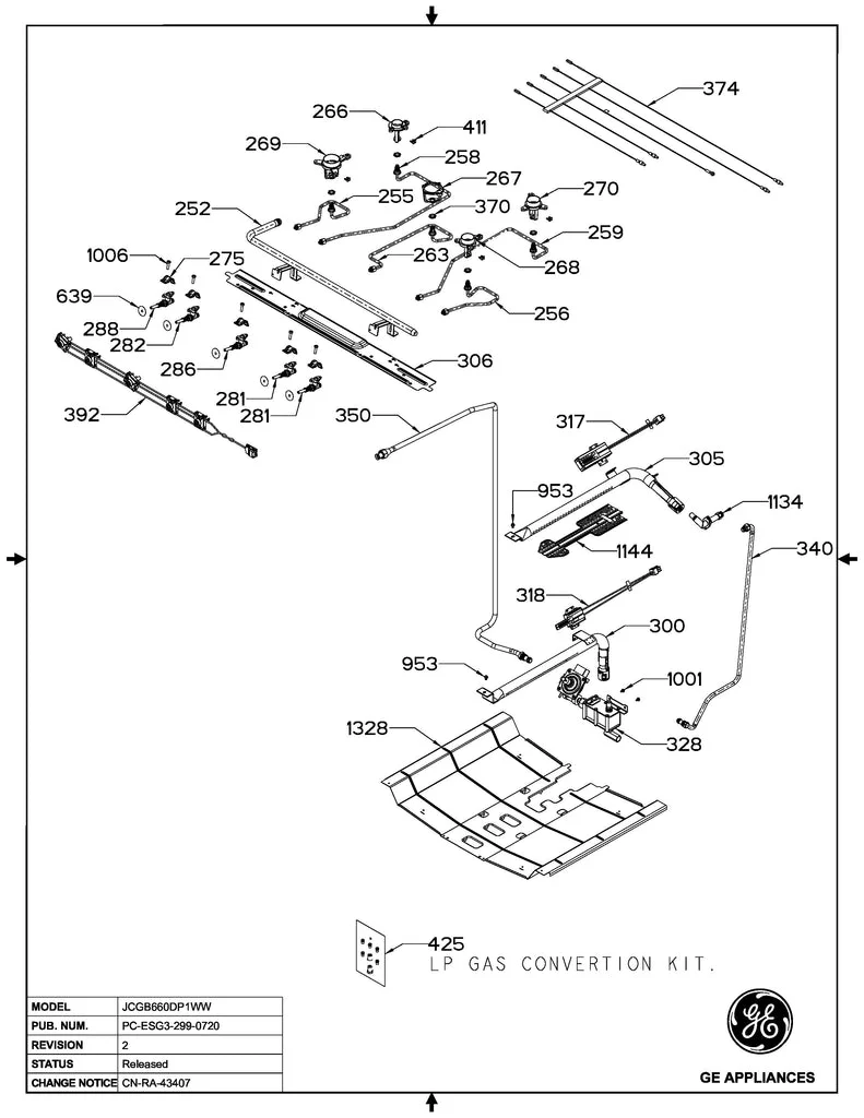 WS01F08276 Oven Harness Switch Dual