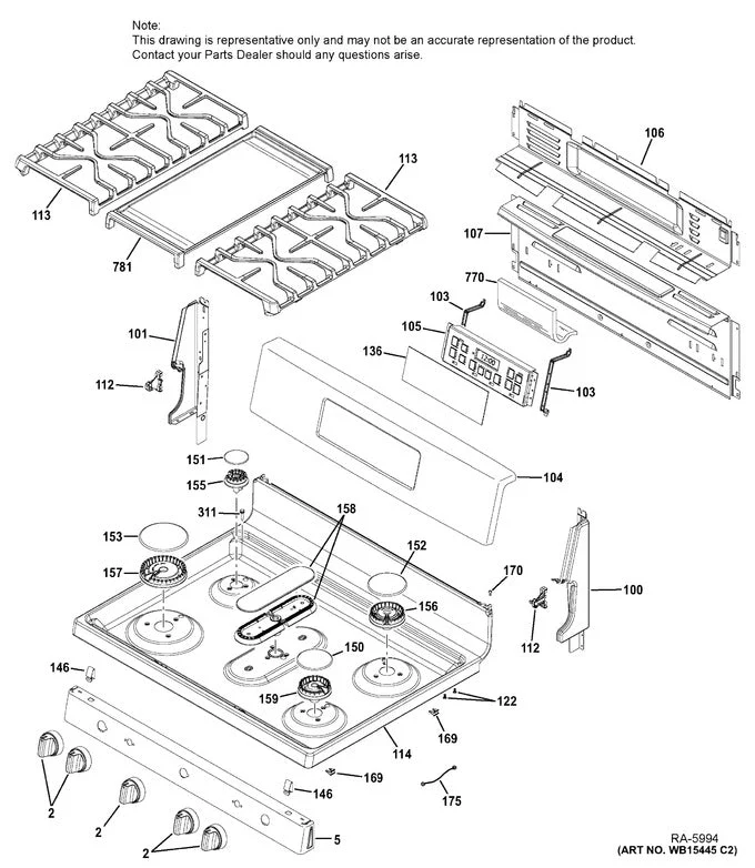 WS01F08341 Control Oven T09 (replaces WB27X27882) - Image 2