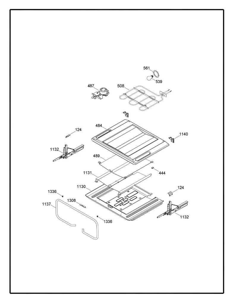 WS01F08486 Range Oven Hinge Assembly - Image 5