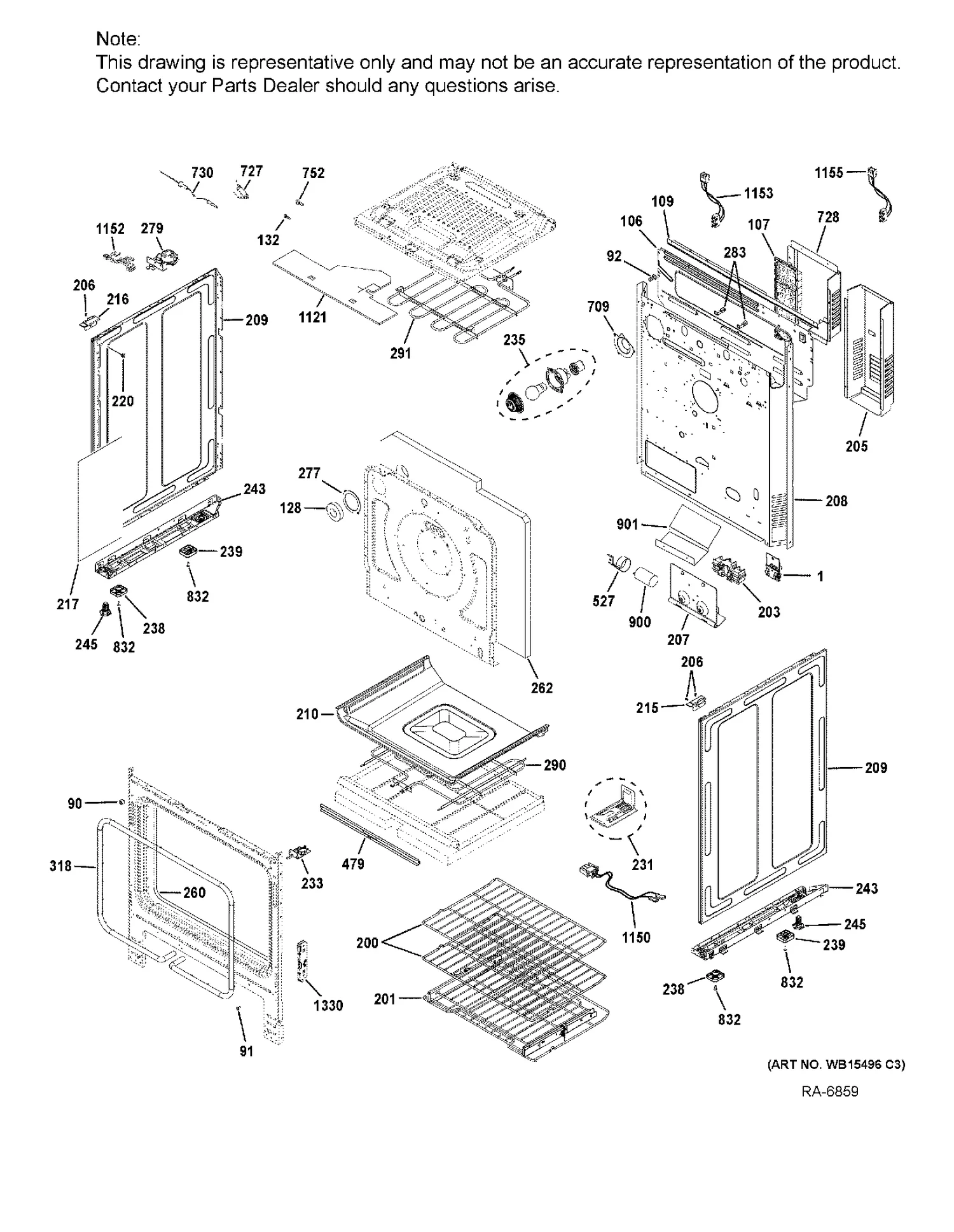 WS01F08624 Range Door Latch Assembly - Image 5