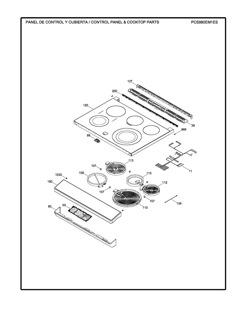WS01F09046 Oven Control Asm