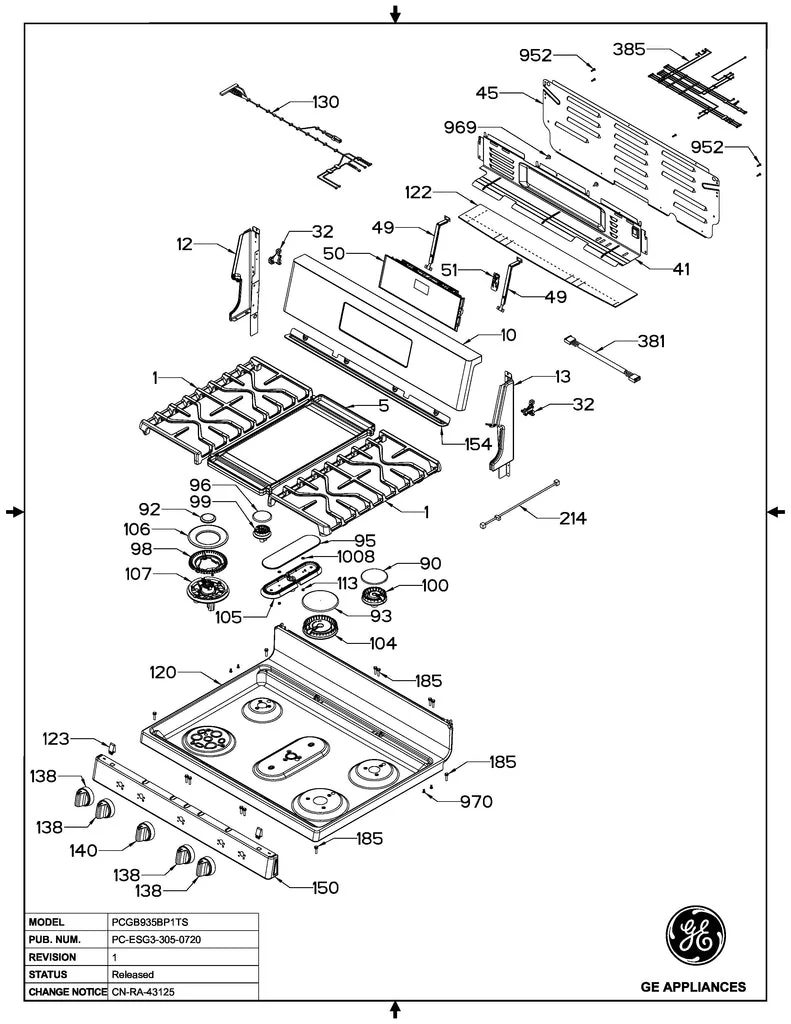 WS01F10142 Range Oven Electronic Control Board - Image 5
