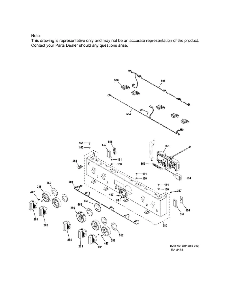WS01F10535 Range Encoder Assembly