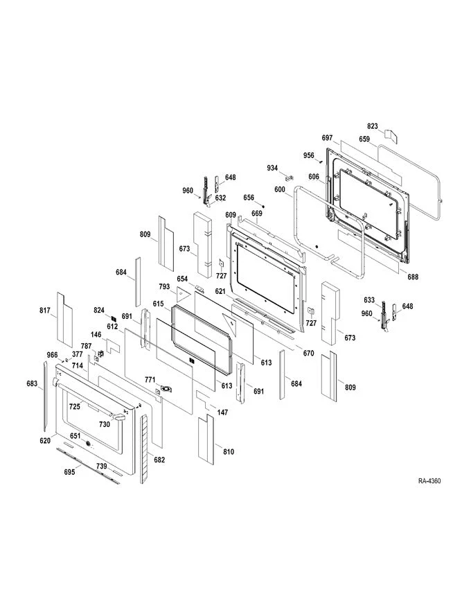 WS01L00579 Receptacle Hinge