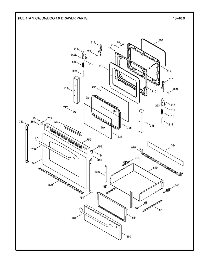 WS01L00806 Range Inner Oven Door Glass - Image 5