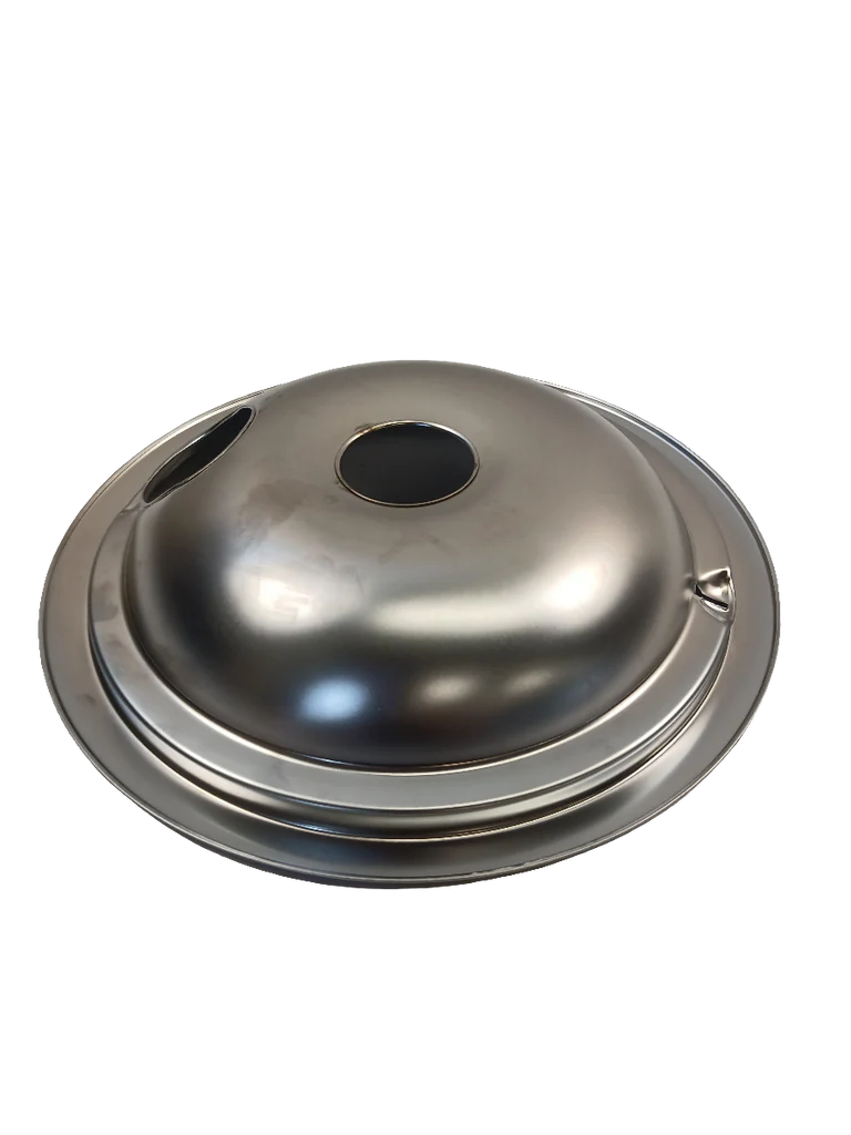 WS01L09258 Range Large Drip Pan, 8", Chrome (replaces WB31K10266, 164D3431P004) - Image 2