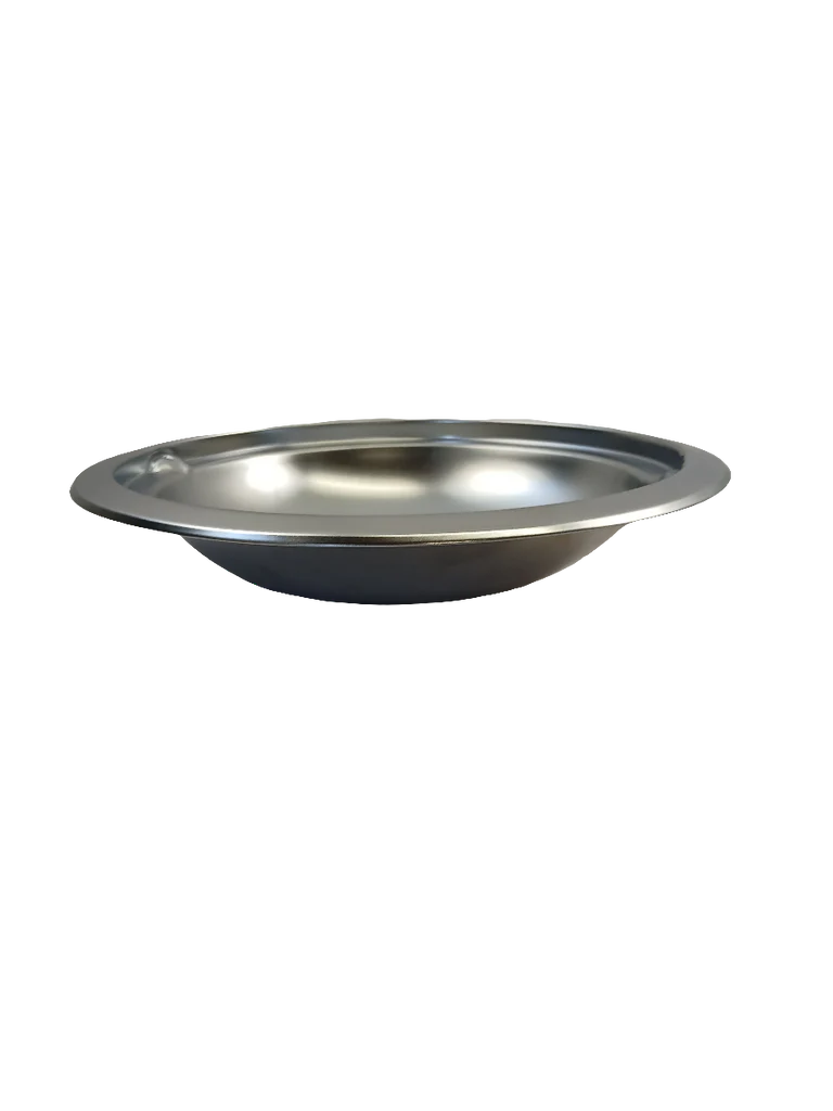 WS01L09258 Range Large Drip Pan, 8", Chrome (replaces WB31K10266, 164D3431P004) - Image 4
