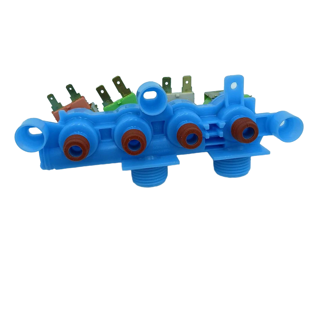 GE Washer Quad Water Valve Assembly - Genuine OEM WW01F01651 - Image 4