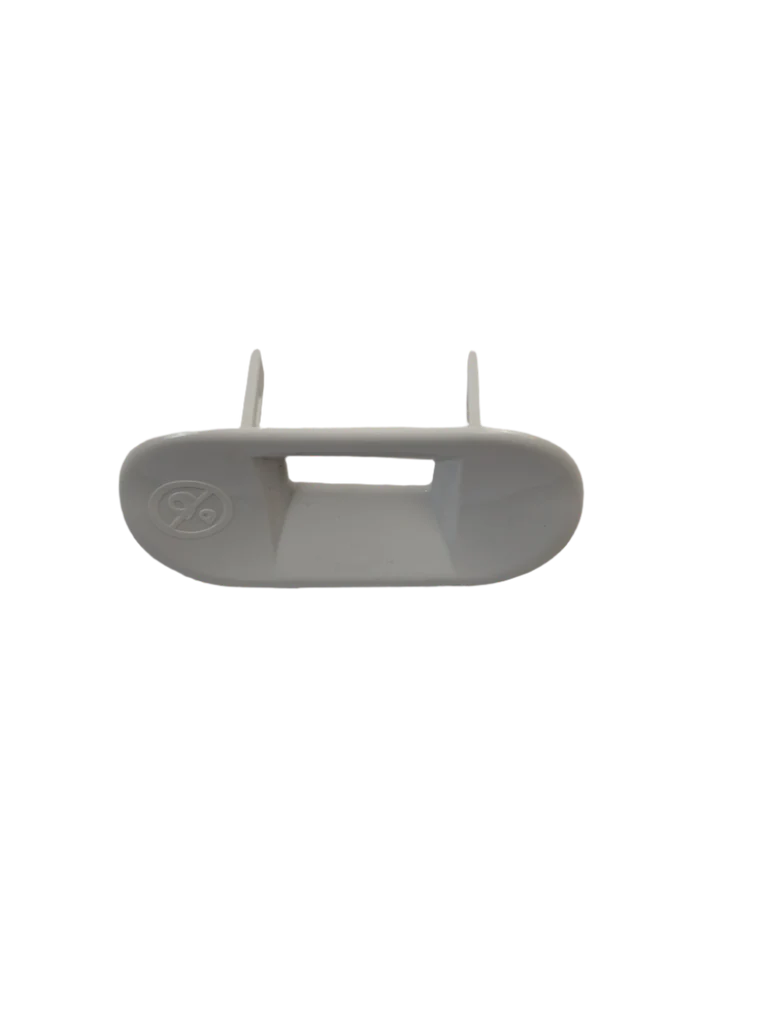 GE Washer Bezel Lid Lock, White - Genuine OEM WW01F01763 - Image 2