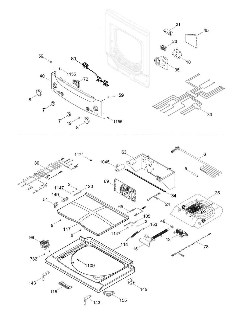 WW01F01896 Washer/Dryer Screw - Image 5