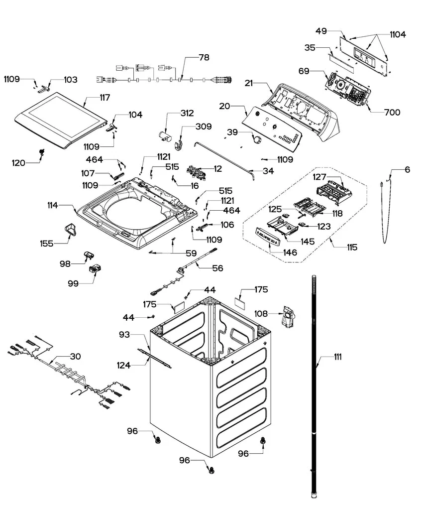 GE Washer Main Control Board Assembly - Genuine OEM WW01F02073 - Image 5