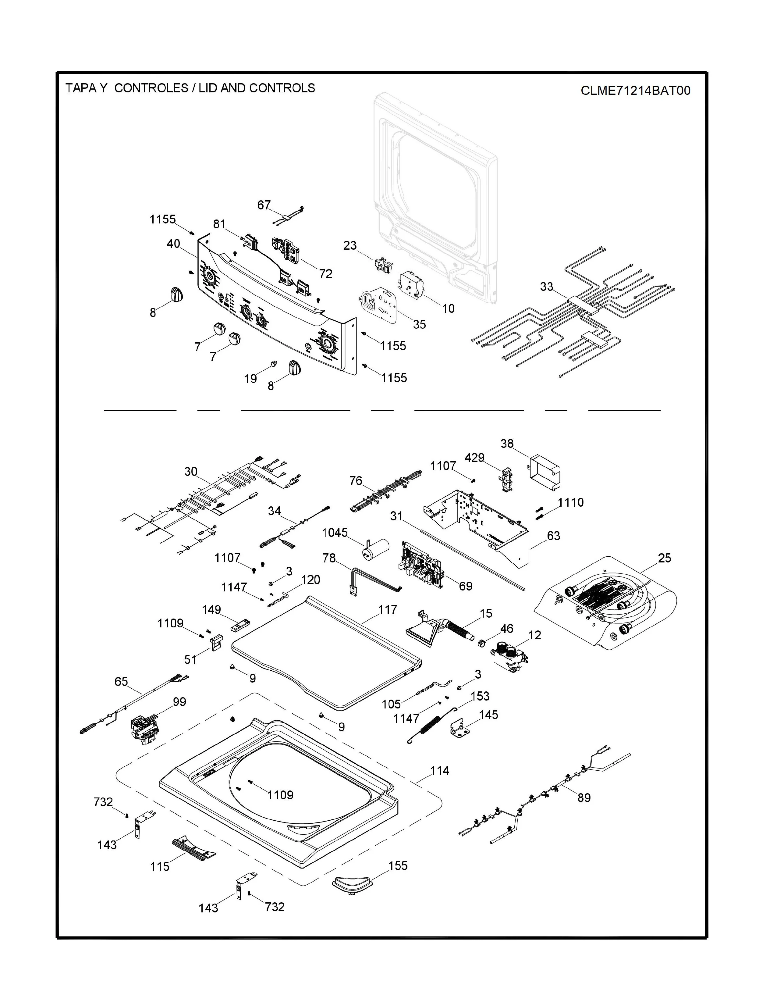 WW02A00128 Washer Dryer Strain Relief Bracket