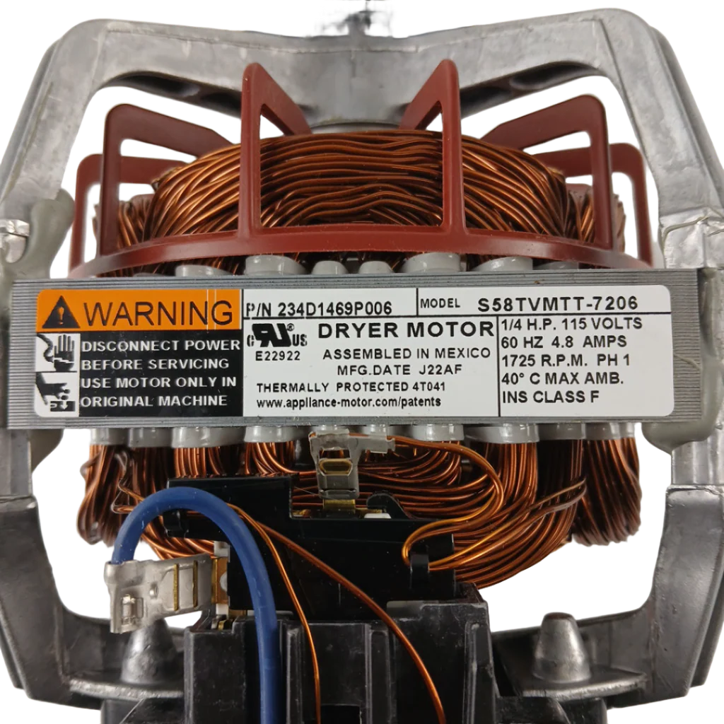 WW02A00226 Dryer Motor Kit & Pulley (replaces 234D2700G002, WW02F00521) - Image 5