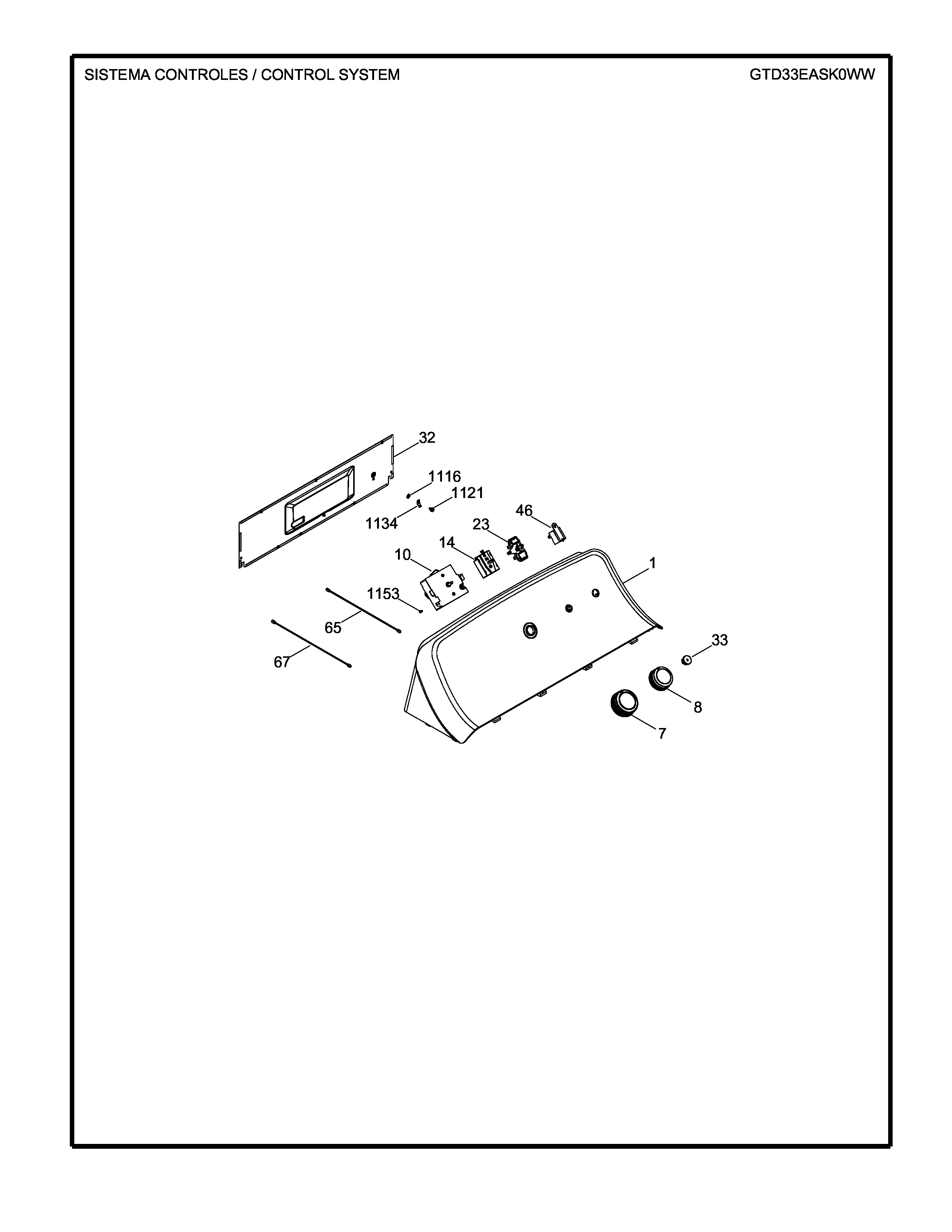 WW02L00501 Knob Rotary Assembly (replaces WH01X24378) - Image 2