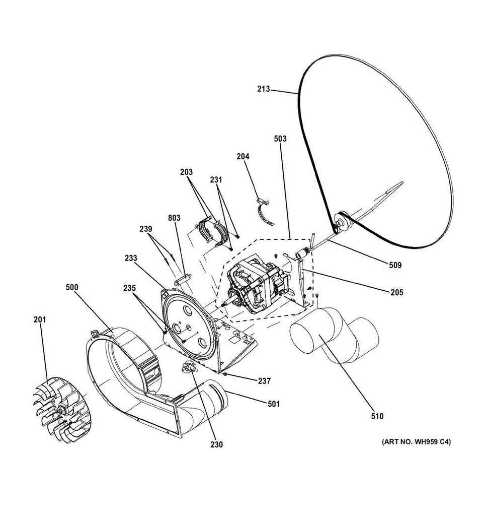 WW03F00350 Dryer Idler Arm ASM - Image 2