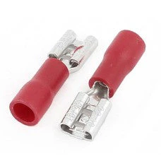 XP001MZ 5mm (width 0.2") Red Female Insulated Spade Wire Connector, 20 Pack