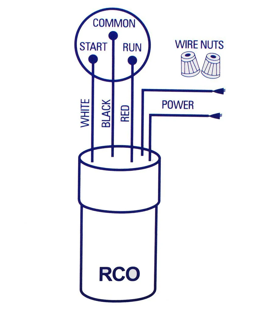 Supco RCO210 Refrigerator 3 in 1 start Relay Overload Start Capacitor 1/3 - 1/2 HP - Image 3