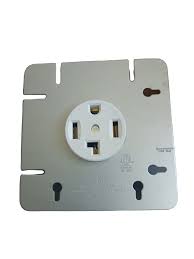 XP5125 Universal Dryer Receptacle, 4-wire Outlet, White - Image 2