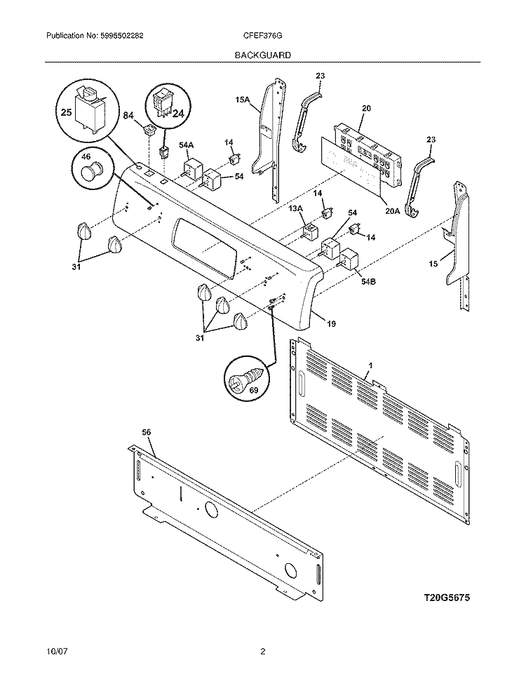 XP5304508926 Range Infinte Switch, Replaces 5304508926 - Image 2