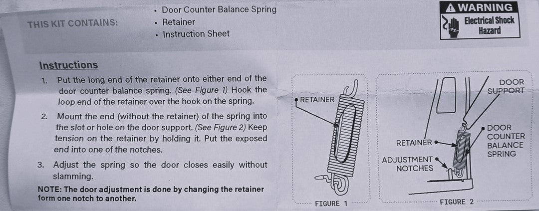 XP675611 Dishwasher Door Spring, Replaces 675611 - Image 5