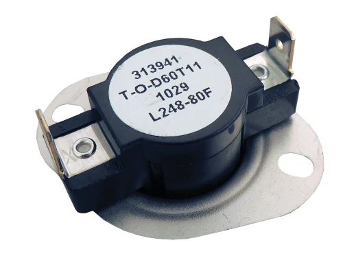 WP53-0771 Dryer High Limit Thermostat, L248 - 80F (replaces 312916)