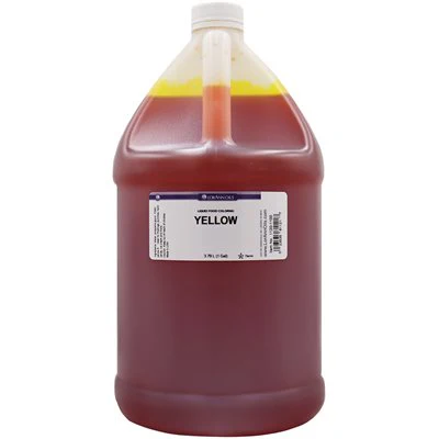 Yellow Liquid Food Color - Liquid Food Coloring - 4 oz, 1 Gallon - Ships Free Within Canada on Orders Above CAD $199 - Image 3