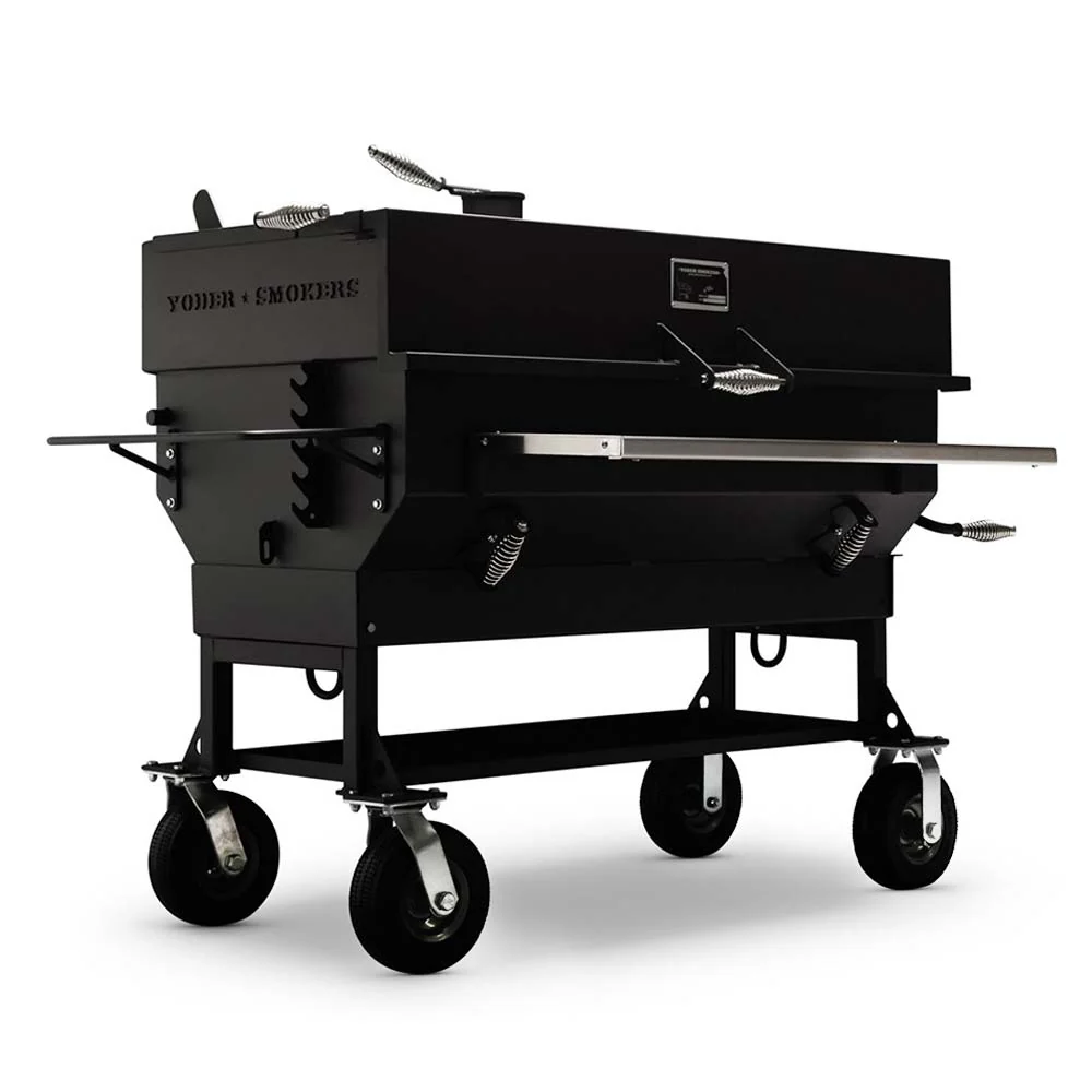 Yoder Smokers Flat Top 24" x 48" Charcoal Grill - Image 2