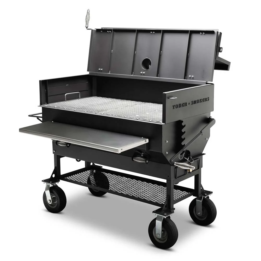 Yoder Smokers Flat Top 24" x 48" Charcoal Grill - Image 4