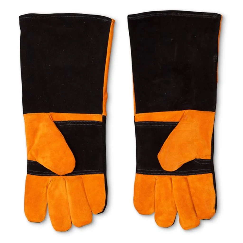 Yoder Smokers Long Leather Barbecue Gloves - Image 2