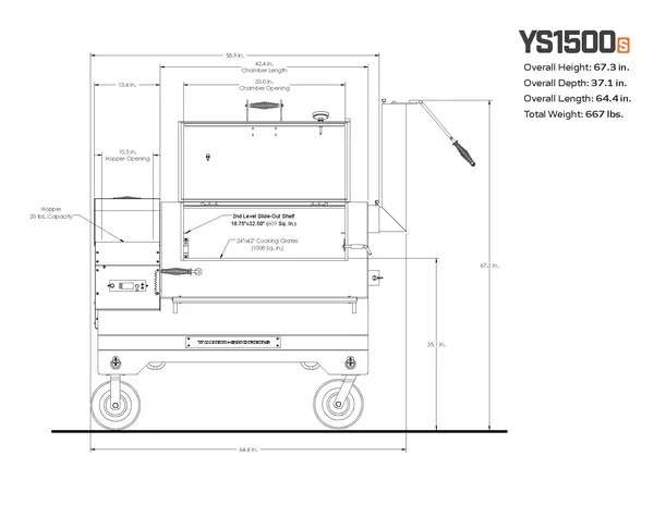 Yoder Smokers YS1500S Comp Cart Line Up - Image 24