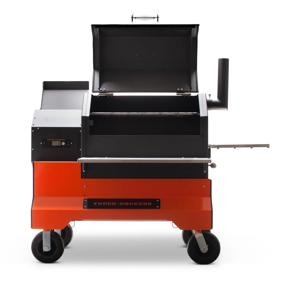 Yoder YS640S Competition Pellet Grill, Orange - Image 3