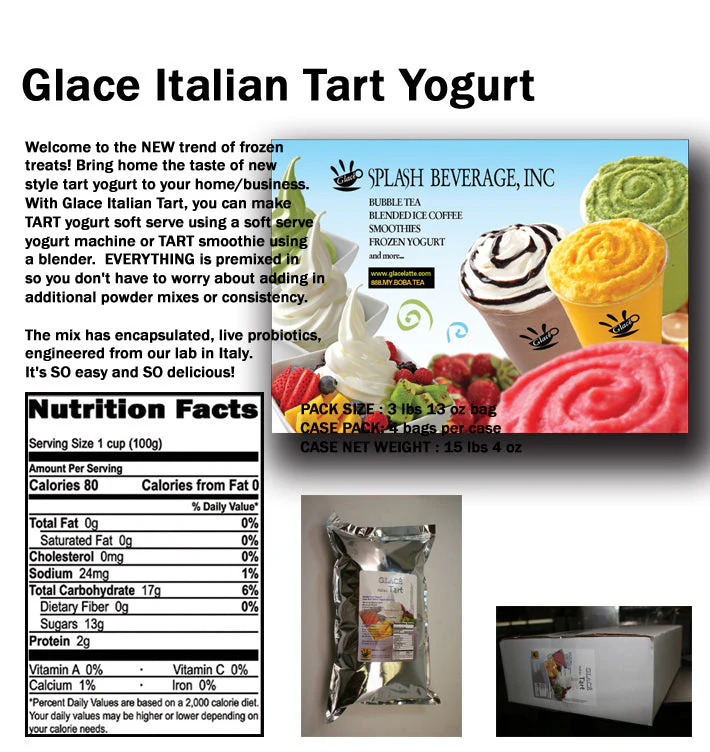 Yogurt Bliss - Italian Style Sweet-Tart Soft Serve Frozen Yogurt Mix (aka Dream Yogurt for Sweet Tart Yogurt Lovers), 3 lbs 13 oz per bag. - Ships Free Within Canada on Orders Above CAD $199 - Image 2