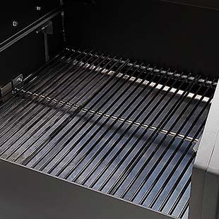 YS480s Black Competition with Stainless Steel Shelves + 2nd Level Slide-Out Cooking Shelf - Image 7