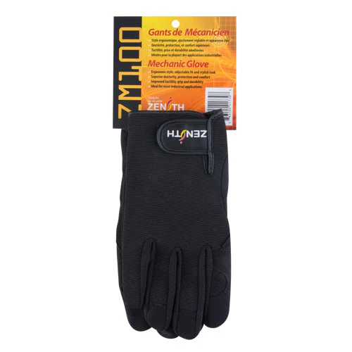ZM100 Mechanic's Gloves, Synthetic Palm, Size Large - Image 2